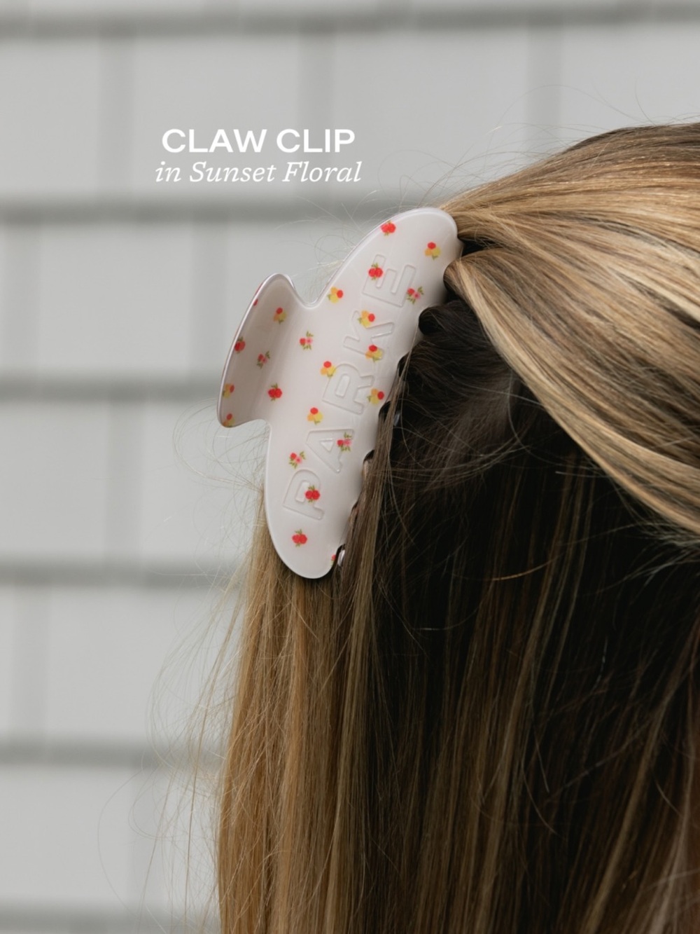 PARKE claw clip floral - Picture 2 of 3